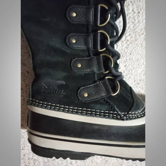 Sorel Joan of Arctic snow waterproof boots size 9.5 women's BLACK - Picture 10 of 12